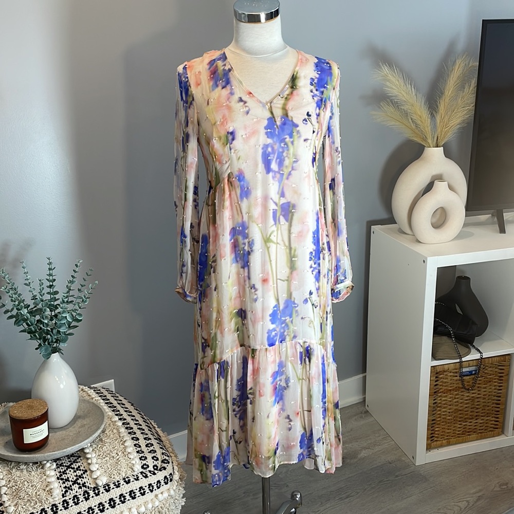 Sold CLUB MONACO FLORAL DRESS